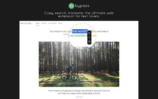 Bypass Shortcuts  from Chrome web store to be run with OffiDocs Chromium online
