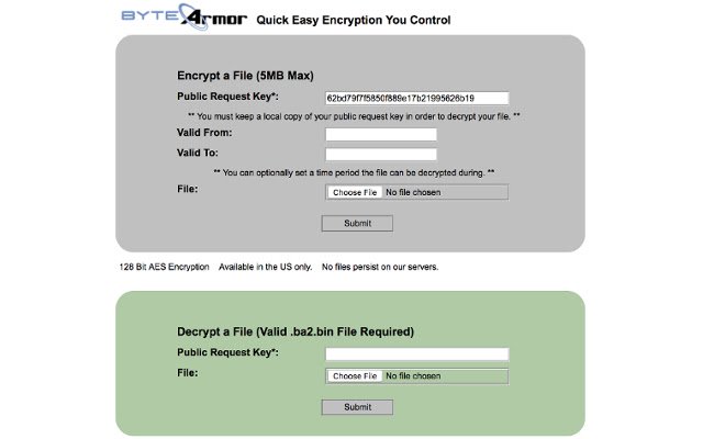 Byte Armor จาก Chrome เว็บสโตร์ที่จะรันด้วย OffiDocs Chromium ทางออนไลน์