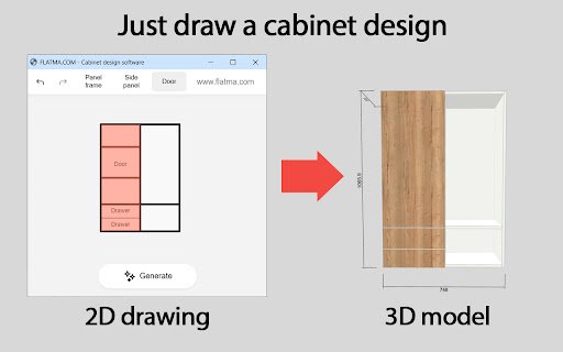 Cabinet Design  from Chrome web store to be run with OffiDocs Chromium online
