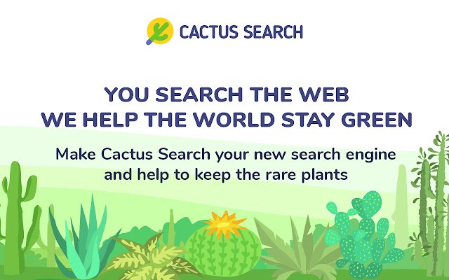 Chrome ウェブストアからの Cactus Search を OffiDocs Chromium オンラインで実行