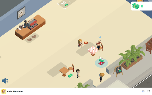 Cafe Simulator Management  Simulation  Casual Game  from Chrome web store to be run with OffiDocs Chromium online
