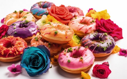 cake and flower colors  from Chrome web store to be run with OffiDocs Chromium online