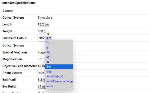 CalcsLive Unit Converter Overlay  from Chrome web store to be run with OffiDocs Chromium online