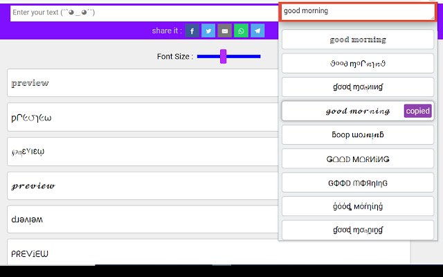 Calligraphy Font Generator  from Chrome web store to be run with OffiDocs Chromium online