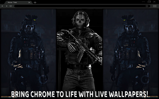 Call of Duty: Ghosts Live Wallpaper  from Chrome web store to be run with OffiDocs Chromium online