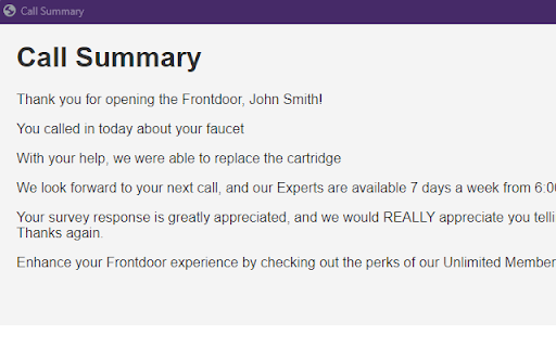Call Summary Helper  from Chrome web store to be run with OffiDocs Chromium online