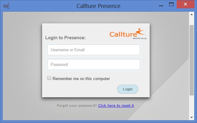 Callture Presence מחנות האינטרנט של Chrome להפעלה עם OffiDocs Chromium באינטרנט