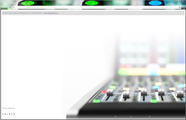 Calrec theme  from Chrome web store to be run with OffiDocs Chromium online