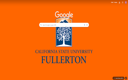 Cal State Fullerton Theme  from Chrome web store to be run with OffiDocs Chromium online