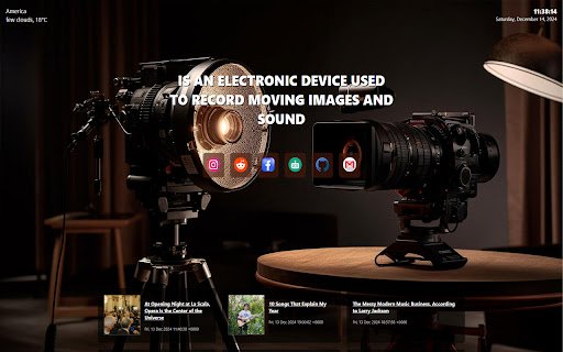 camcorder  from Chrome web store to be run with OffiDocs Chromium online