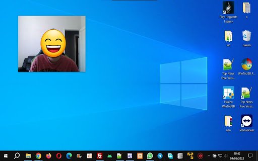 CamDesk CamDesktop WebCam Flutuante  from Chrome web store to be run with OffiDocs Chromium online