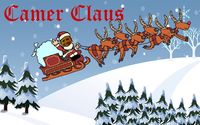 Camer Claus dari toko web Chrome untuk dijalankan dengan OffiDocs Chromium online