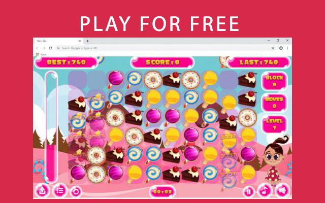 Candy Match3 Game for Chrome  from Chrome web store to be run with OffiDocs Chromium online