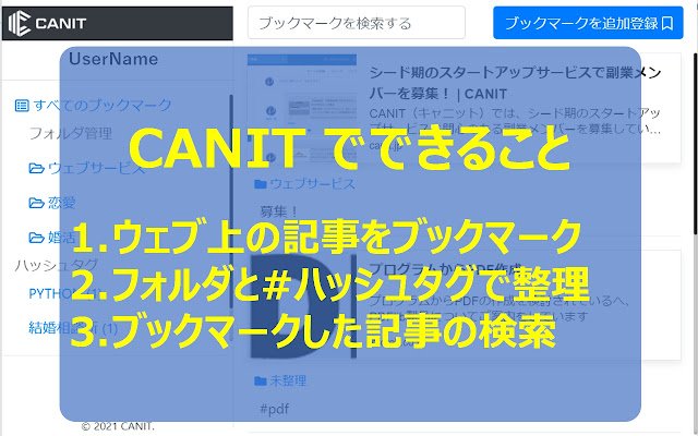 CANIT aus dem Chrome-Webstore soll mit OffiDocs Chromium online ausgeführt werden