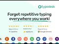 Canned Responses by typedesk  from Chrome web store to be run with OffiDocs Chromium online