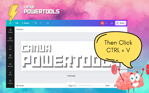 Canva PowerTools  from Chrome web store to be run with OffiDocs Chromium online
