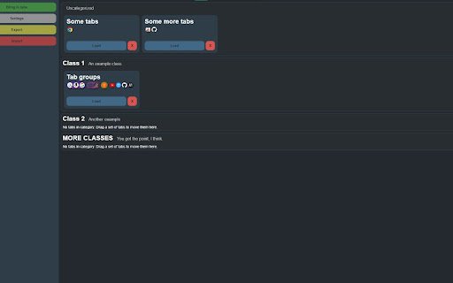 Canvas Tab Manager  from Chrome web store to be run with OffiDocs Chromium online