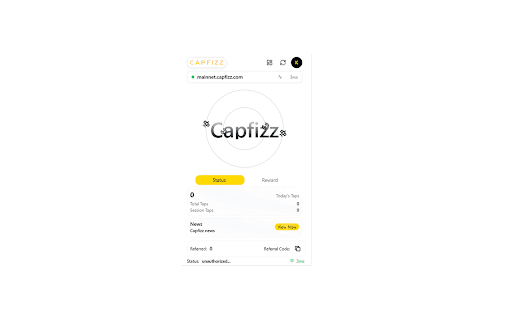 Capfizz sentry node  from Chrome web store to be run with OffiDocs Chromium online