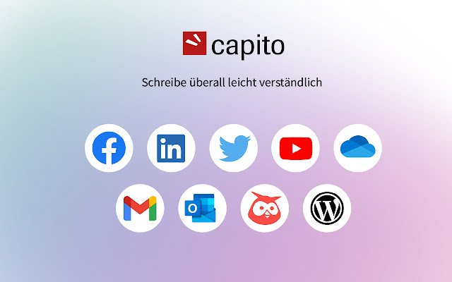 capito Einfach schreiben từ cửa hàng Chrome trực tuyến sẽ được chạy với OffiDocs Chromium trực tuyến