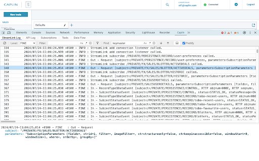 Caplin Developer Tools  from Chrome web store to be run with OffiDocs Chromium online