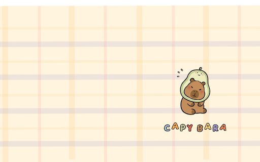 Capybara New Tab  from Chrome web store to be run with OffiDocs Chromium online