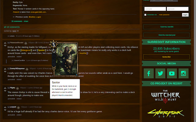 Card Finder For Gwent  from Chrome web store to be run with OffiDocs Chromium online