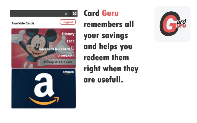 Card Guru من متجر Chrome الإلكتروني ليتم تشغيله باستخدام OffiDocs Chromium عبر الإنترنت