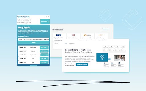 Careerlink EasyApply  from Chrome web store to be run with OffiDocs Chromium online
