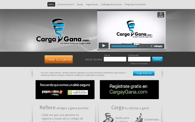 CargayGana.com  from Chrome web store to be run with OffiDocs Chromium online