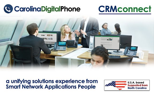 Carolina Digital Phone CRMconnect depuis la boutique en ligne Chrome sera exécuté avec OffiDocs Chromium en ligne