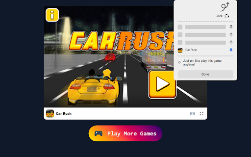 Car Rush Game Speed into Action Anytime, Anywhere!  from Chrome web store to be run with OffiDocs Chromium online