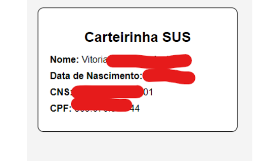 Carteirinha SUS  from Chrome web store to be run with OffiDocs Chromium online