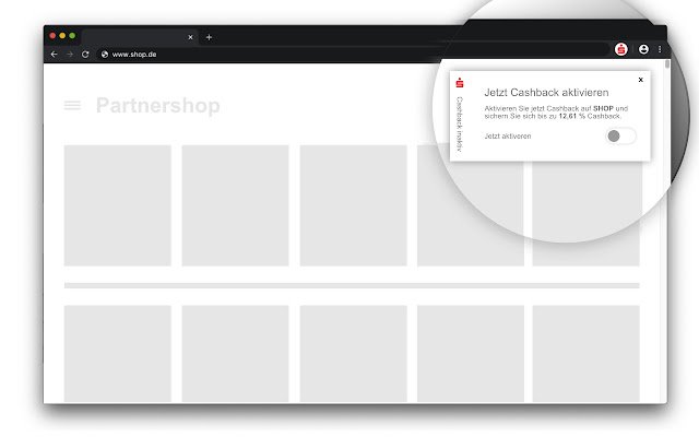 Cashback-Radar der Sparkasse Essen aus dem Chrome-Webshop wird mit OffiDocs Chromium online betrieben