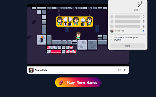 Castle Pals Game Conquer the Castle in Retro Platforming Fun!  from Chrome web store to be run with OffiDocs Chromium online