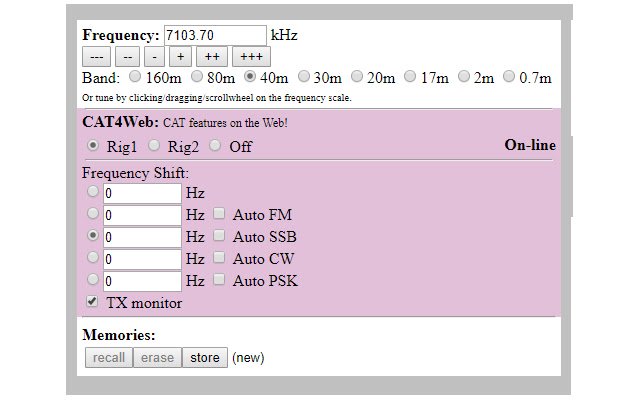 CAT4Web  from Chrome web store to be run with OffiDocs Chromium online
