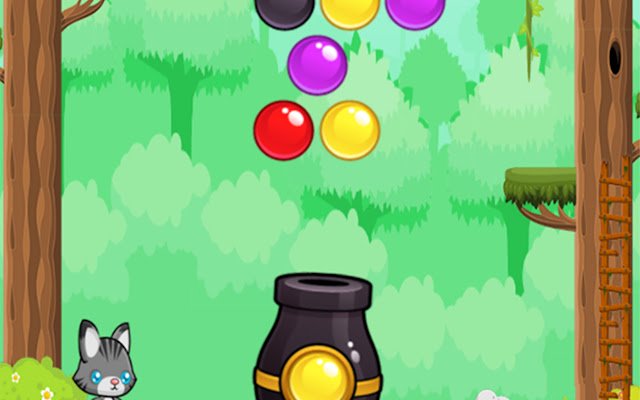 Chrome 网上商店的 Cat Bubble Shooter 将与 OffiDocs Chromium 在线运行