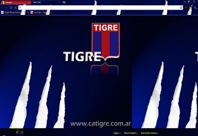 CA TIGRE Theme  from Chrome web store to be run with OffiDocs Chromium online