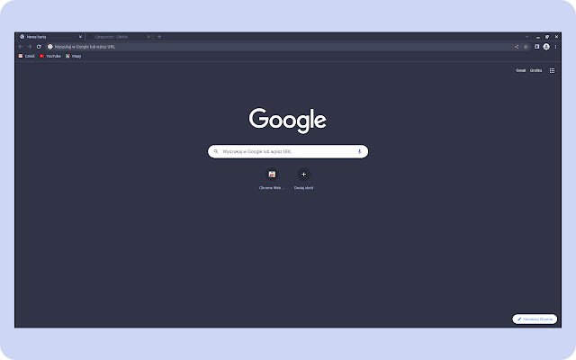 Catppuccin Chrome Theme Frappe  from Chrome web store to be run with OffiDocs Chromium online