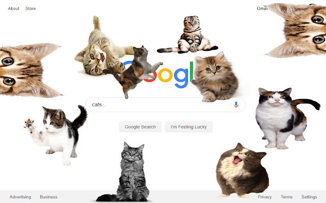 बिल्लियाँ ऐप! क्रोम वेब स्टोर से ऑनलाइन ऑफीडॉक्स क्रोमियम के साथ चलाया जा सकता है