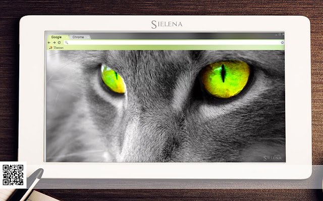 Кошка (тема Sielena) из интернет-магазина Chrome будет работать с OffiDocs Chromium онлайн