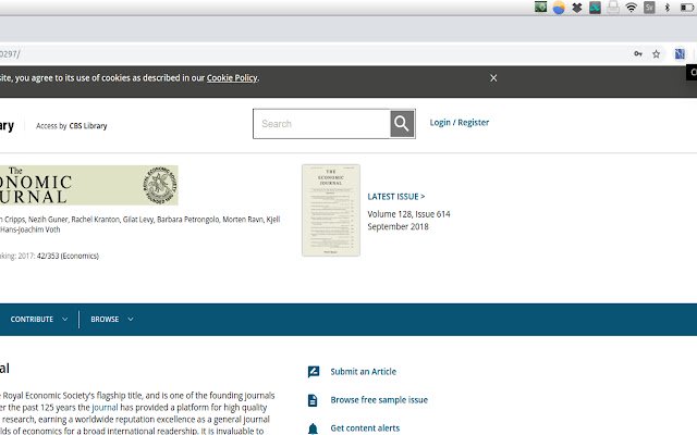 Perpustakaan CBS dari toko web Chrome untuk dijalankan dengan OffiDocs Chromium online