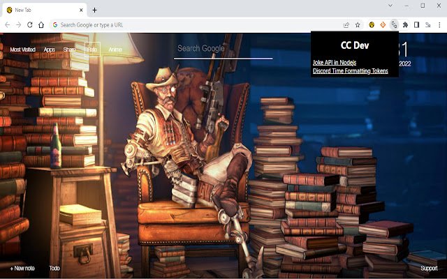 آموزش توسعه وب CC Gaming از فروشگاه وب Chrome برای اجرا با OffiDocs Chromium به صورت آنلاین