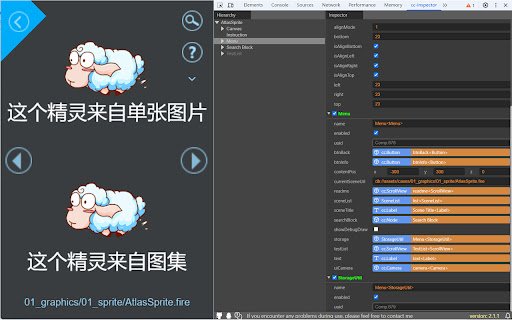cc inspector  from Chrome web store to be run with OffiDocs Chromium online