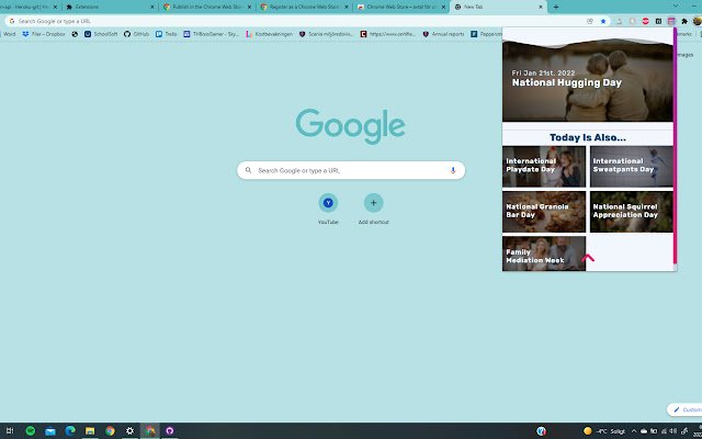 Mga Araw ng Pagdiriwang mula sa Chrome web store na tatakbo sa OffiDocs Chromium online