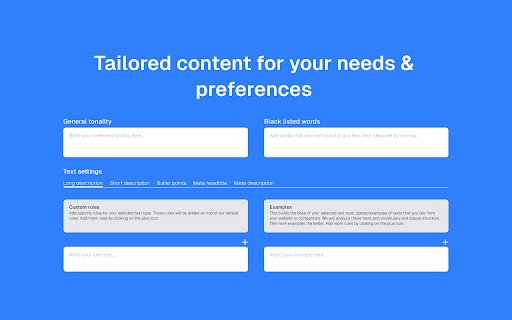 Cension: Generate Product Descriptions With AI  from Chrome web store to be run with OffiDocs Chromium online