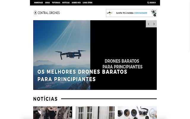 CentralDrones da Chrome Web Store serão executados com OffiDocs Chromium online