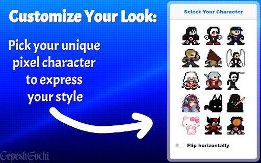 CepeshGochi: Virtual Pet Character 8Bit  from Chrome web store to be run with OffiDocs Chromium online