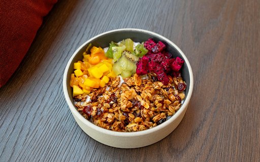 Cereal Bowl with Cut up Fruit  from Chrome web store to be run with OffiDocs Chromium online