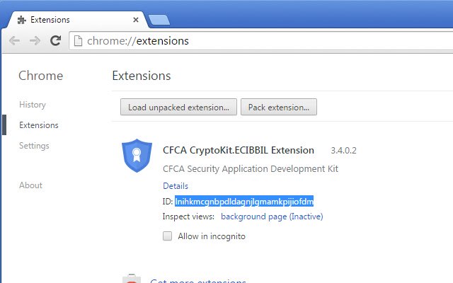 CFCA CryptoKit.ECIBBIL Extension  from Chrome web store to be run with OffiDocs Chromium online