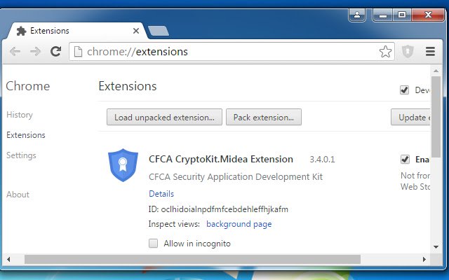 برنامه افزودنی CFCA CryptoKit.Midea از فروشگاه وب کروم با OffiDocs Chromium به صورت آنلاین اجرا می شود
